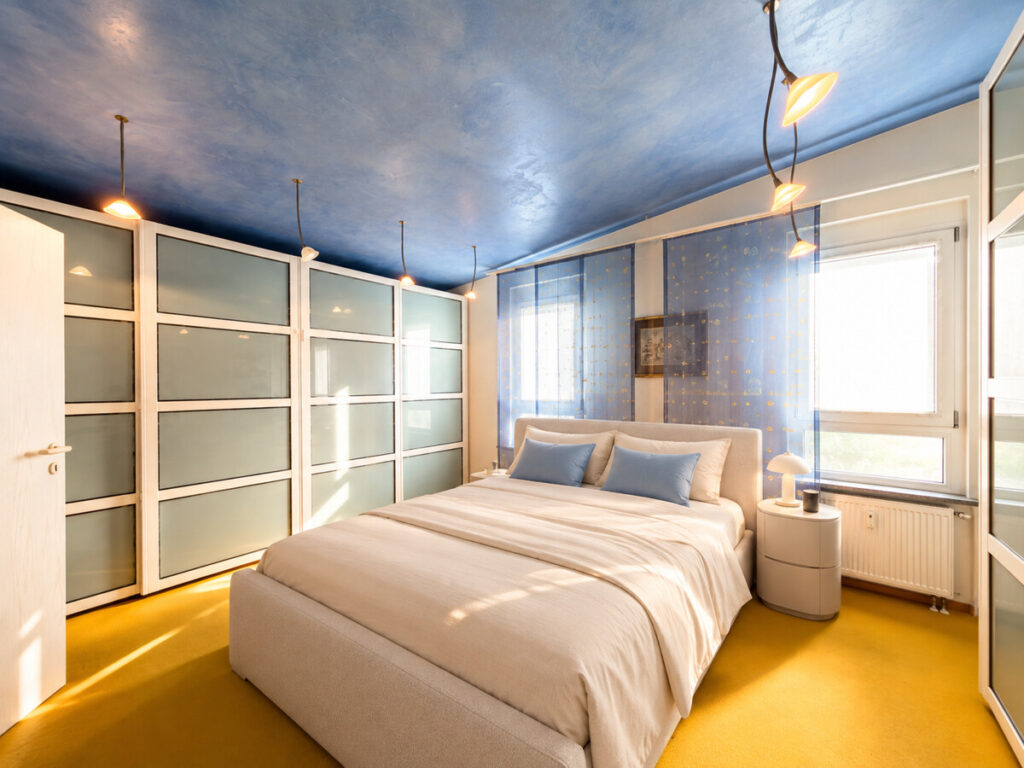 Gemütliches Schlafzimmer mit KI visualisiert