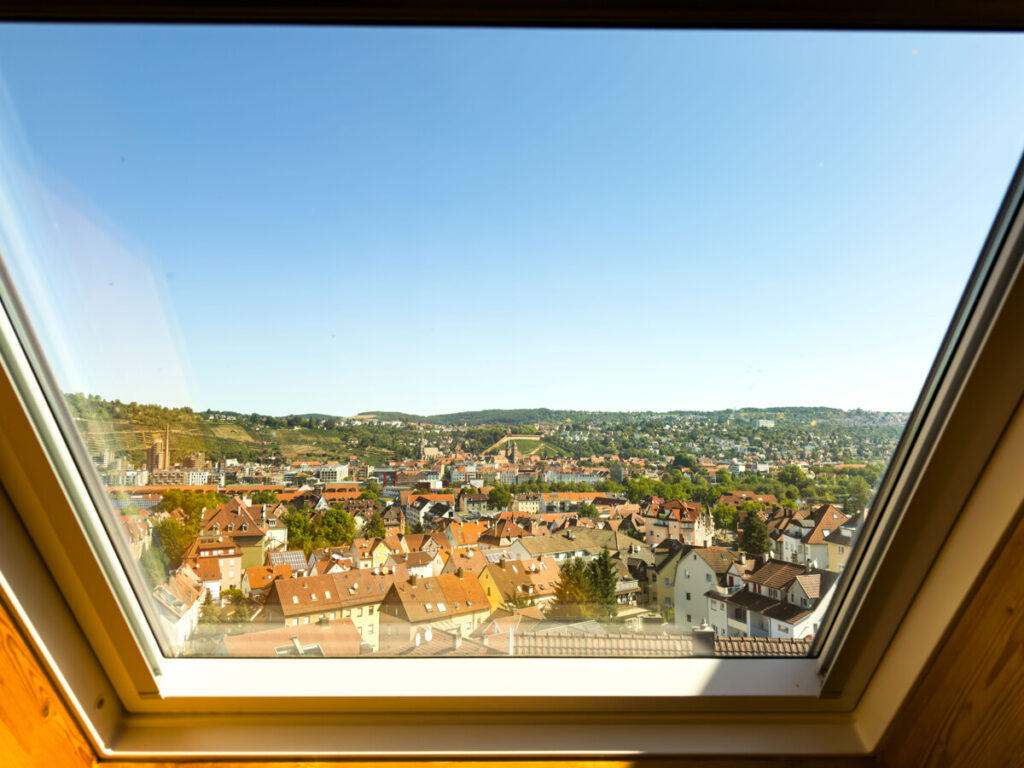 Ausblick DG Wohnung