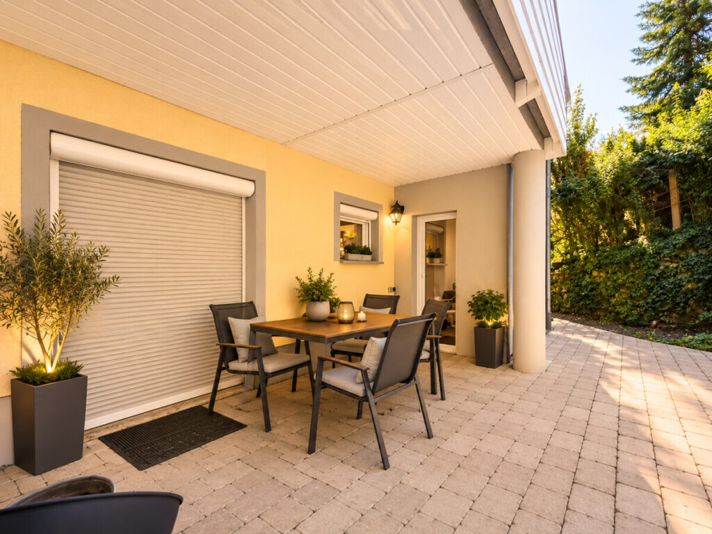 Terrasse EG Wohnung - KI bearbeitet