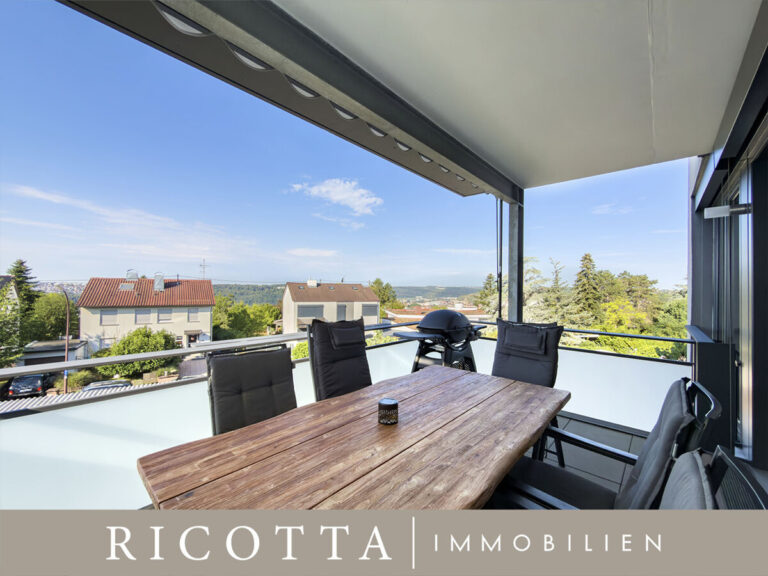 Balkon mit Aussicht