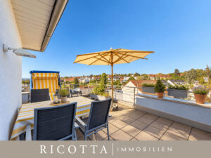 Dachterrasse mit KI visualisiert