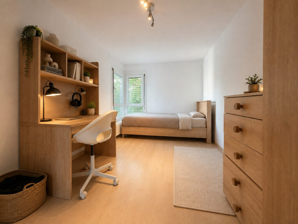 Kinderzimmer im 2. OG mit KI modernisiert