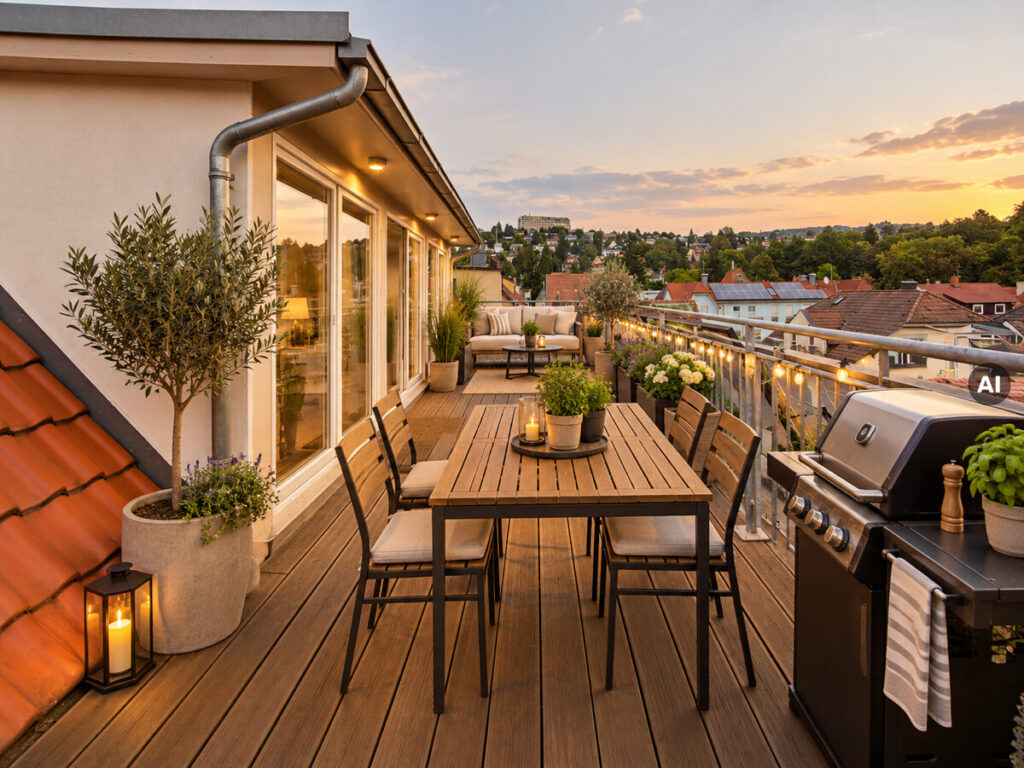 3OG rechts Visualisierung Dachterrasse