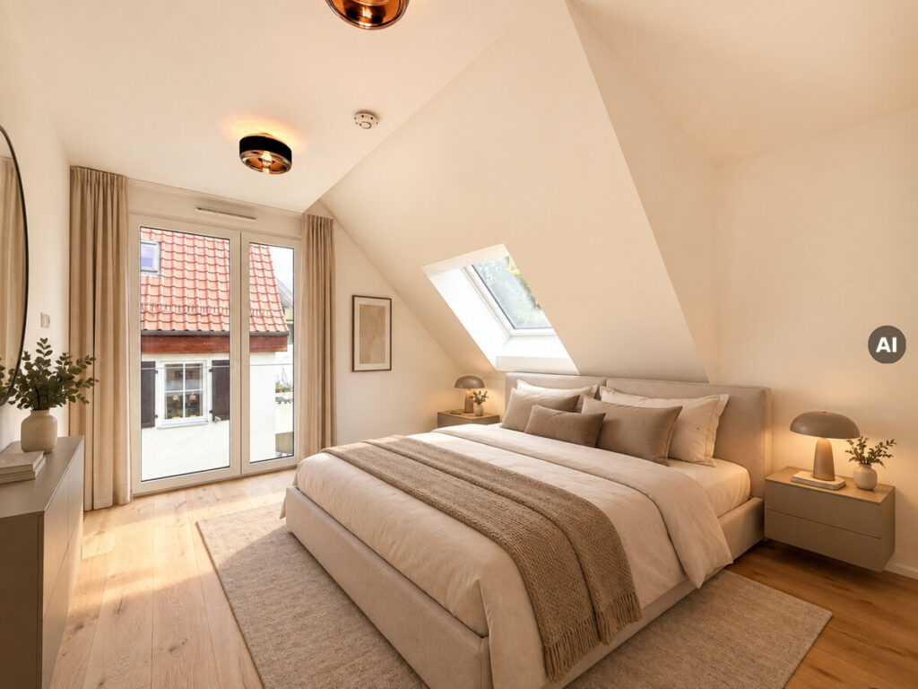 Schlafzimmer visualisiert