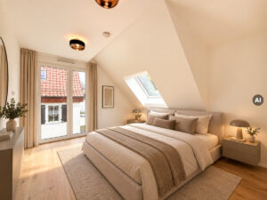 Schlafzimmer visualisiert