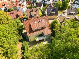 Luftaufnahme Rückansicht Haus