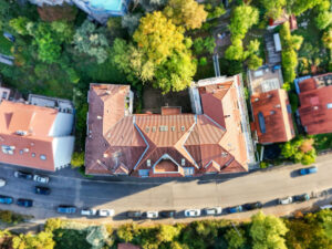 Hausansicht Vogelperspektive