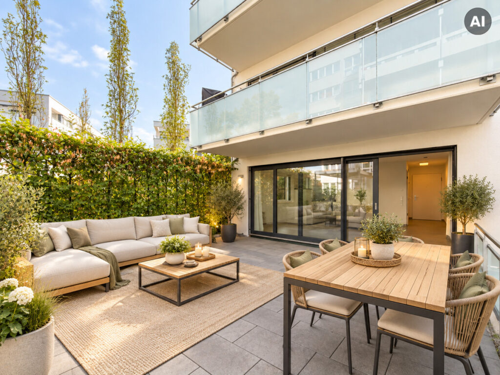 Terrasse - KI bearbeitet